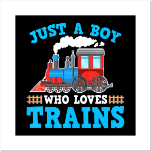 Train Birthday  Who Loves Trains Toddler Kids Posters and Art